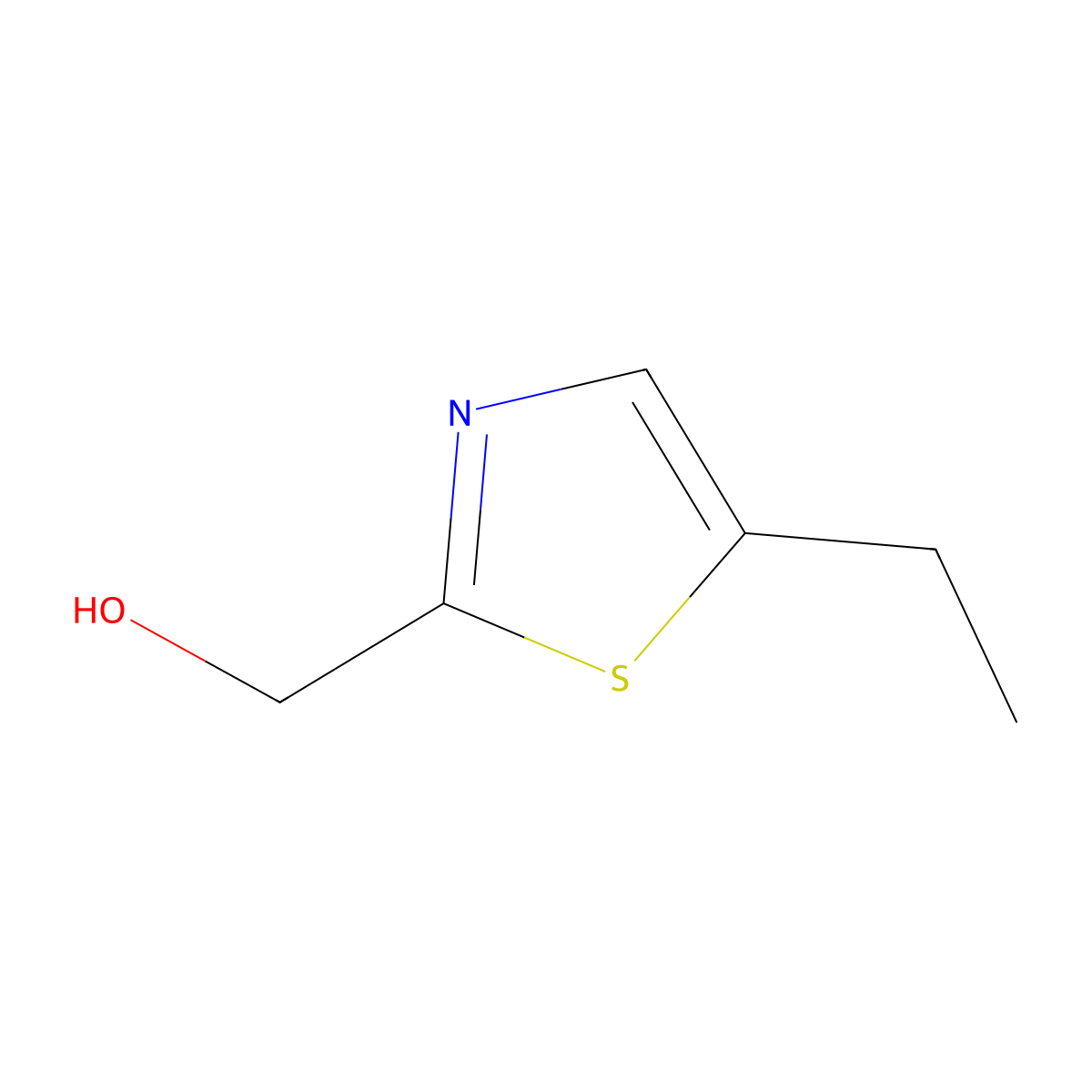 (5-Ethyl-1,3-thiazol-2-yl)methanol molecular structure, CAS 1340572-19-1