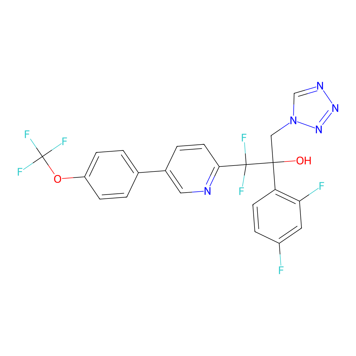 Quilseconazole molecular structure, CAS 1340593-70-5