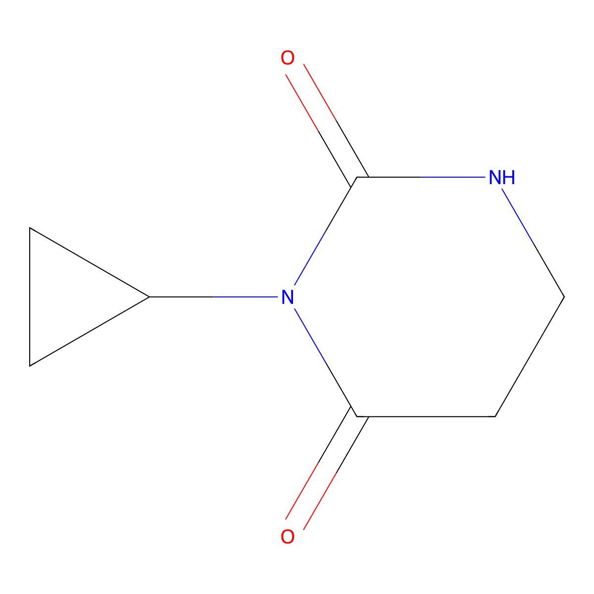 3-Cyclopropyldihydropyrimidine-2,4(1H,3H)-dione molecular structure, CAS 1340601-17-3