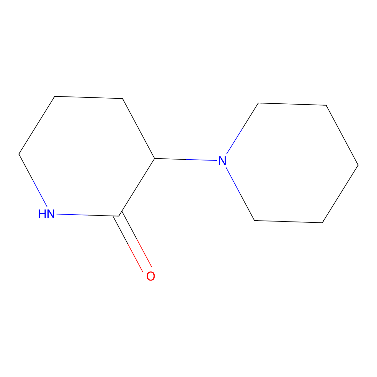 1,3'-Bipiperidin-2'-one molecular structure, CAS 1340675-71-9