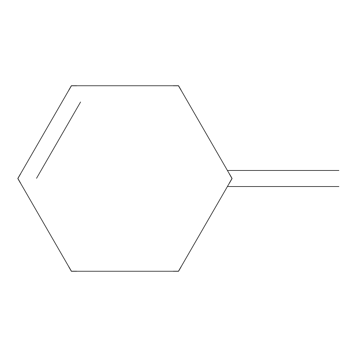 Cyclohexene, 4-methylene- molecular structure, CAS 13407-18-6