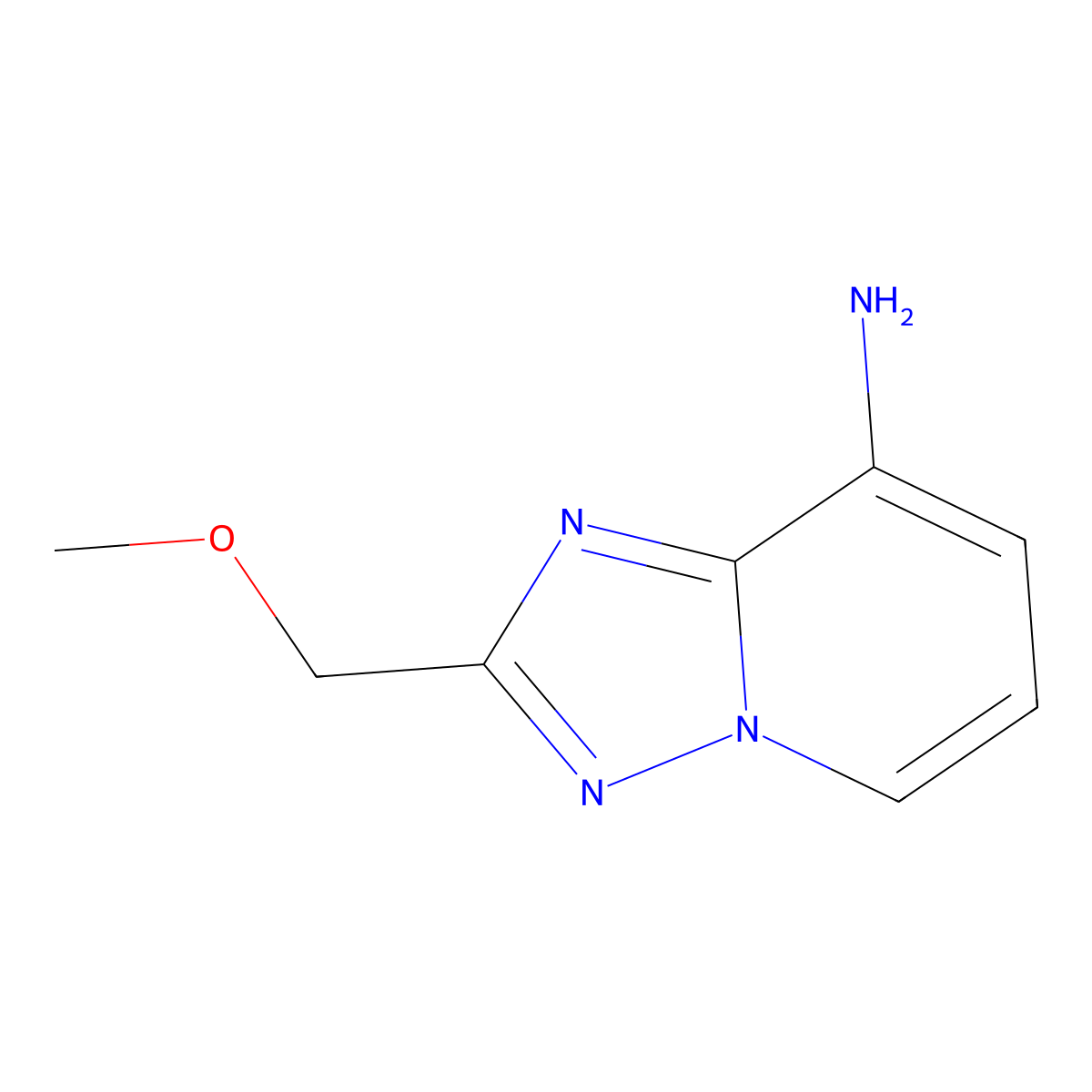 2-(Methoxymethyl)[1,2,4]triazolo[1,5-a]pyridin-8-amine molecular structure, CAS 1340774-55-1