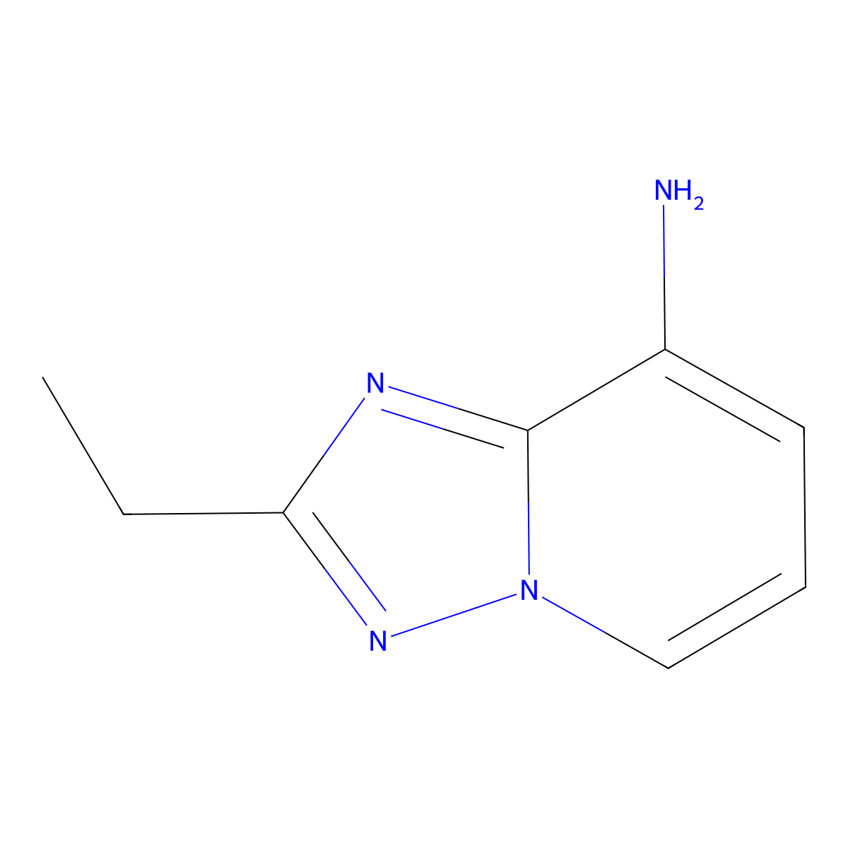 2-Ethyl-[1,2,4]triazolo[1,5-a]pyridin-8-amine molecular structure, CAS 1340799-24-7