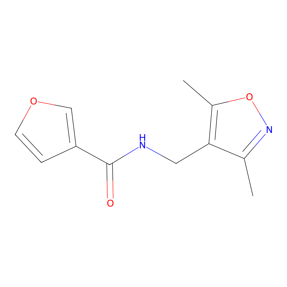 N-[(3,5-Dimethyl-1,2-oxazol-4-YL)methyl]furan-3-carboxamide molecular structure, CAS 1340833-82-0