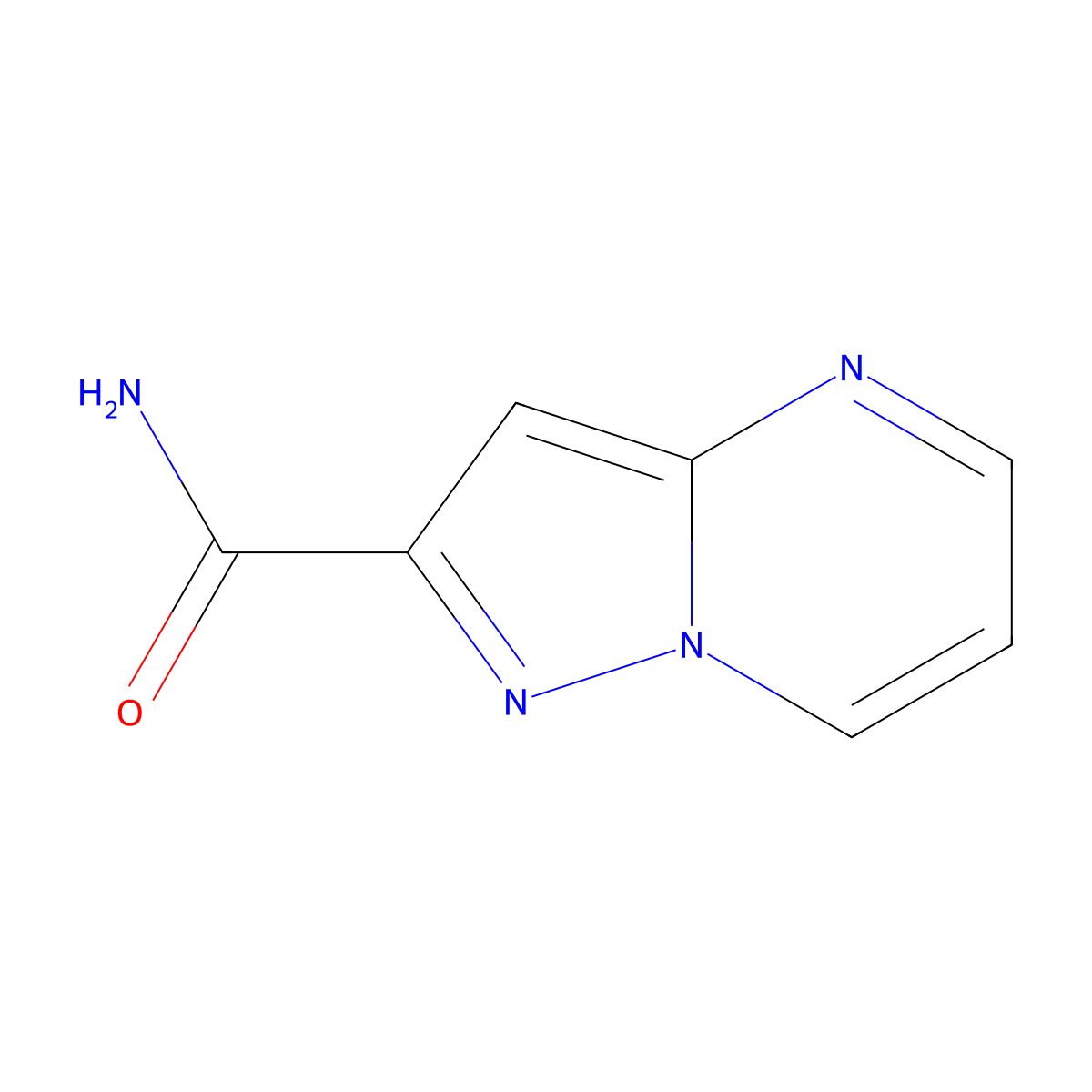 Pyrazolo[1,5-a]pyrimidine-2-carboxamide molecular structure, CAS 1340886-10-3