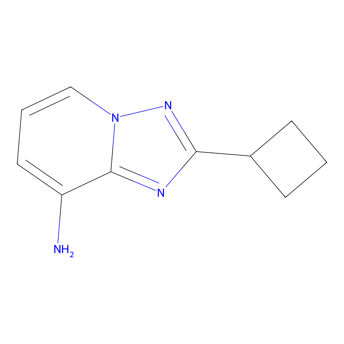 2-Cyclobutyl[1,2,4]triazolo[1,5-a]pyridin-8-amine molecular structure, CAS 1340962-06-2