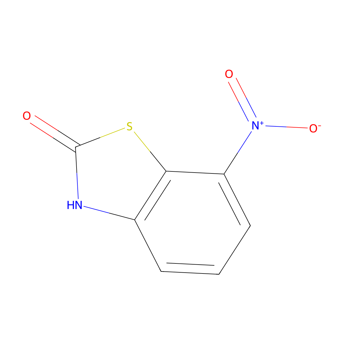 7-Nitrobenzo[d]thiazol-2(3H)-one molecular structure, CAS 134098-72-9