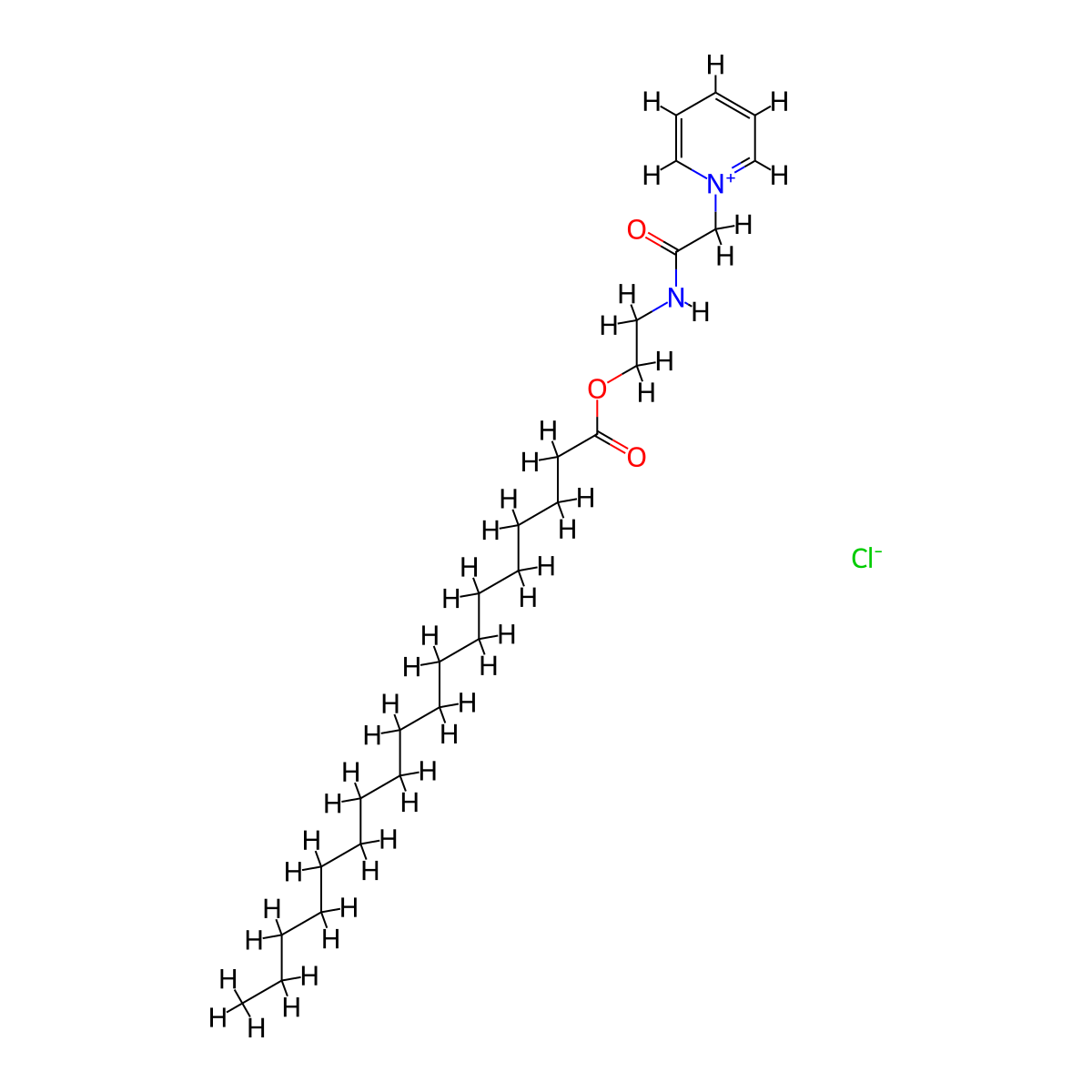 Steapyrium Chloride molecular structure, CAS 1341-08-8