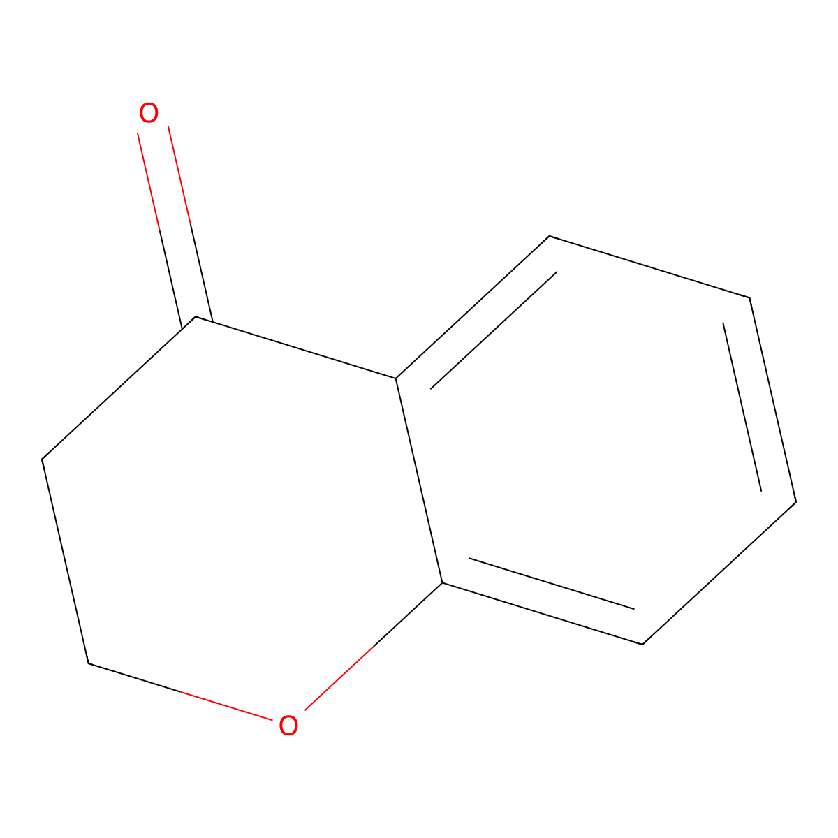 Chromanone molecular structure, CAS 1341-36-2