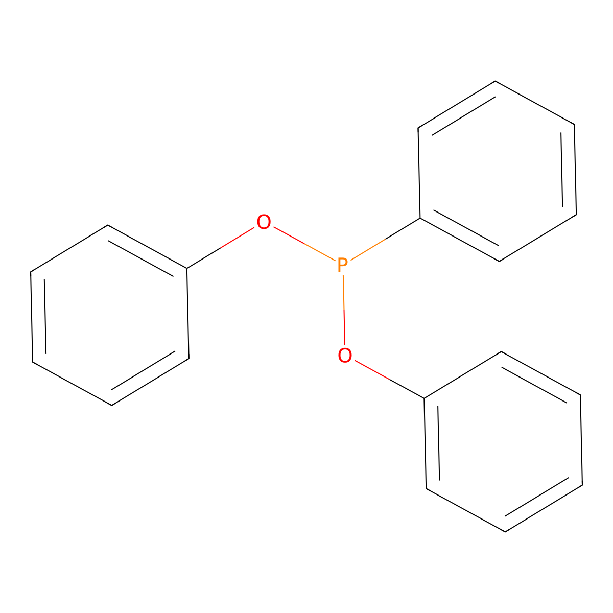 Diphenyl phenylphosphonite molecular structure, CAS 13410-61-2