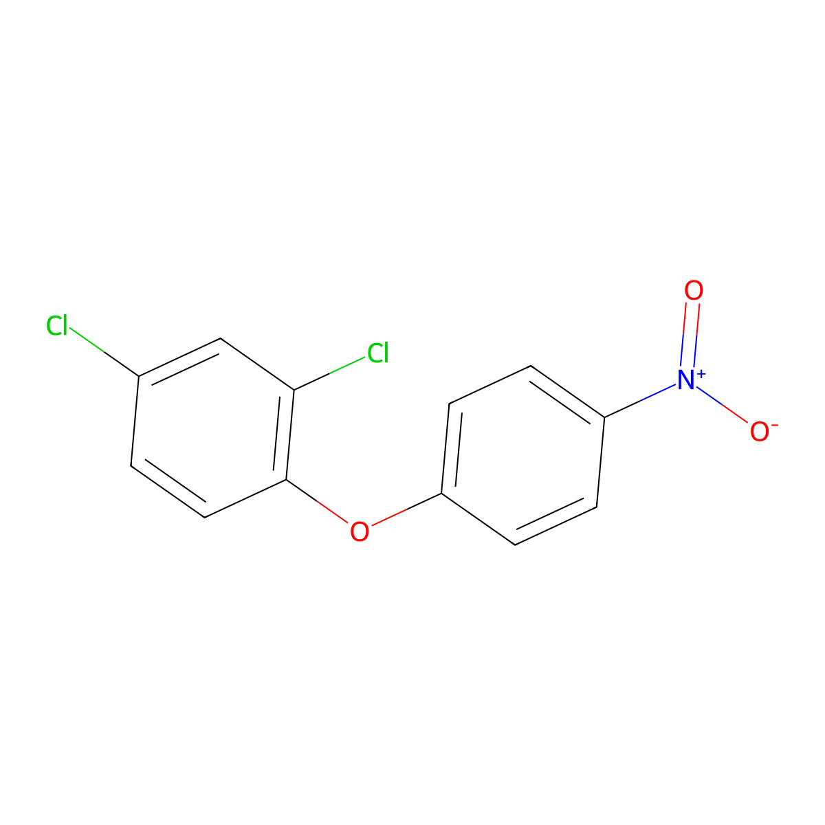 Nitrofen molecular structure, CAS 13410-72-5