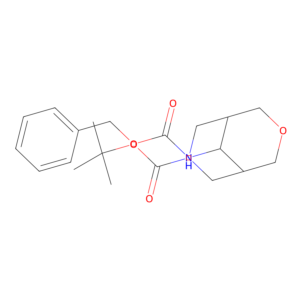 Tert-butyl 9-(benzyloxycarbonylamino)-3-oxa-7-azabicyclo[3.3.1]nonane-7-carboxylate molecular structure, CAS 1341035-20-8