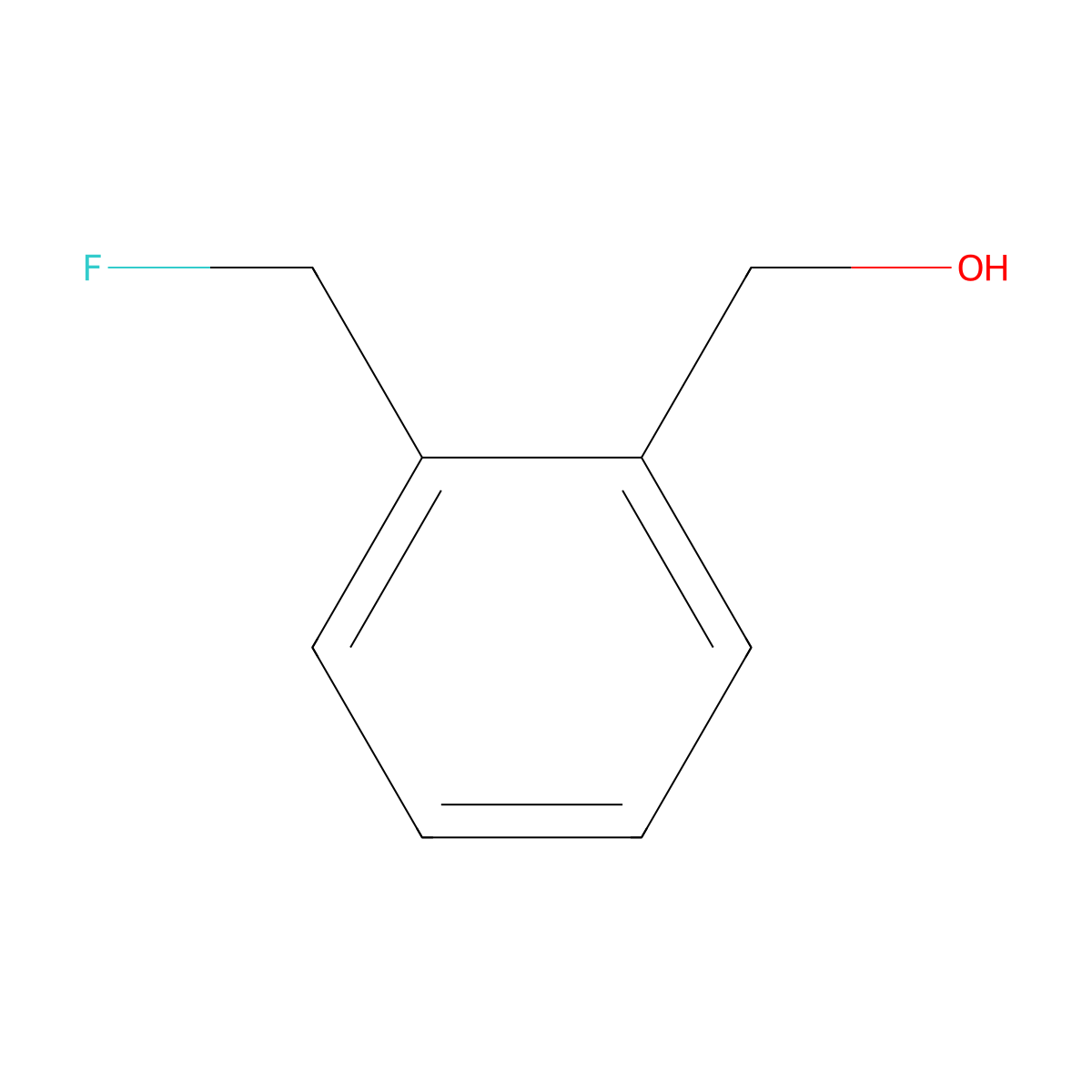 (2-Fluoromethyl-phenyl)-methanol molecular structure, CAS 1341036-63-2