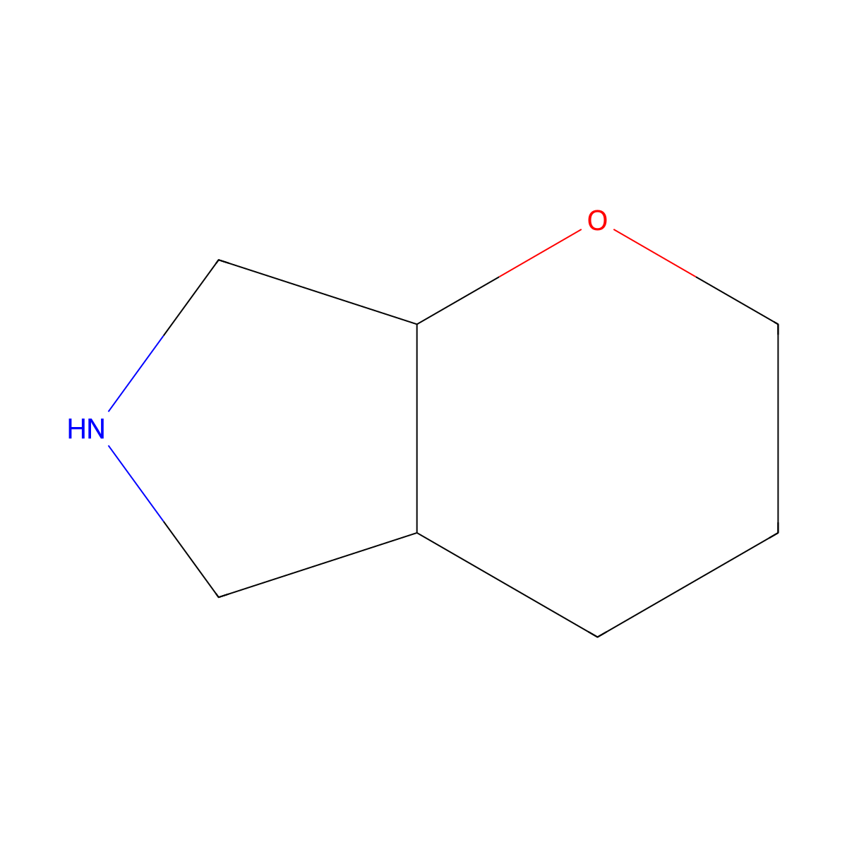 Octahydropyrano[2,3-c]pyrrole molecular structure, CAS 1341040-00-3