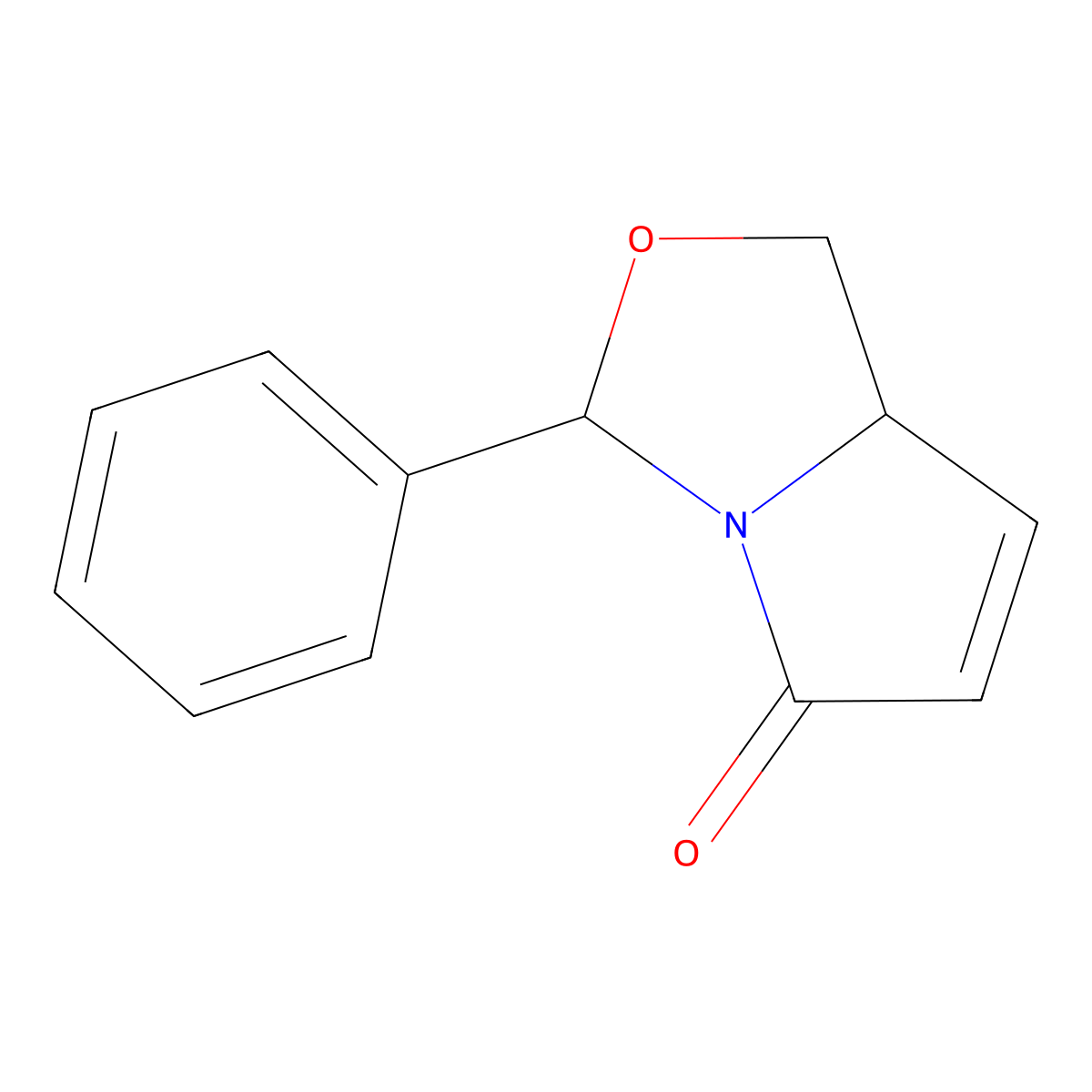 3-Phenyl-1,7a-dihydropyrrolo[1,2-c]oxazol-5(3H)-one molecular structure, CAS 134107-65-6