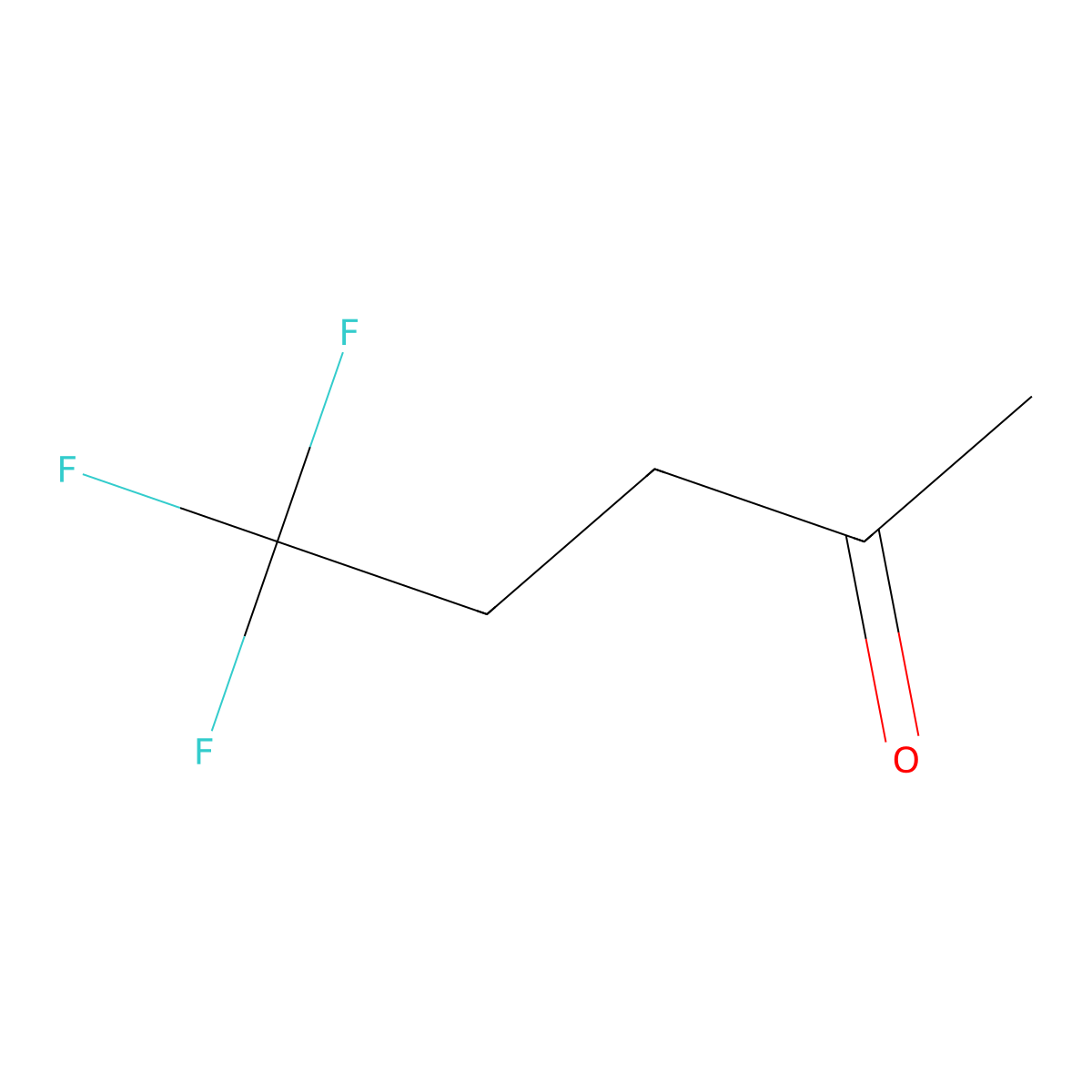 5,5,5-Trifluoropentan-2-one molecular structure, CAS 1341078-97-4