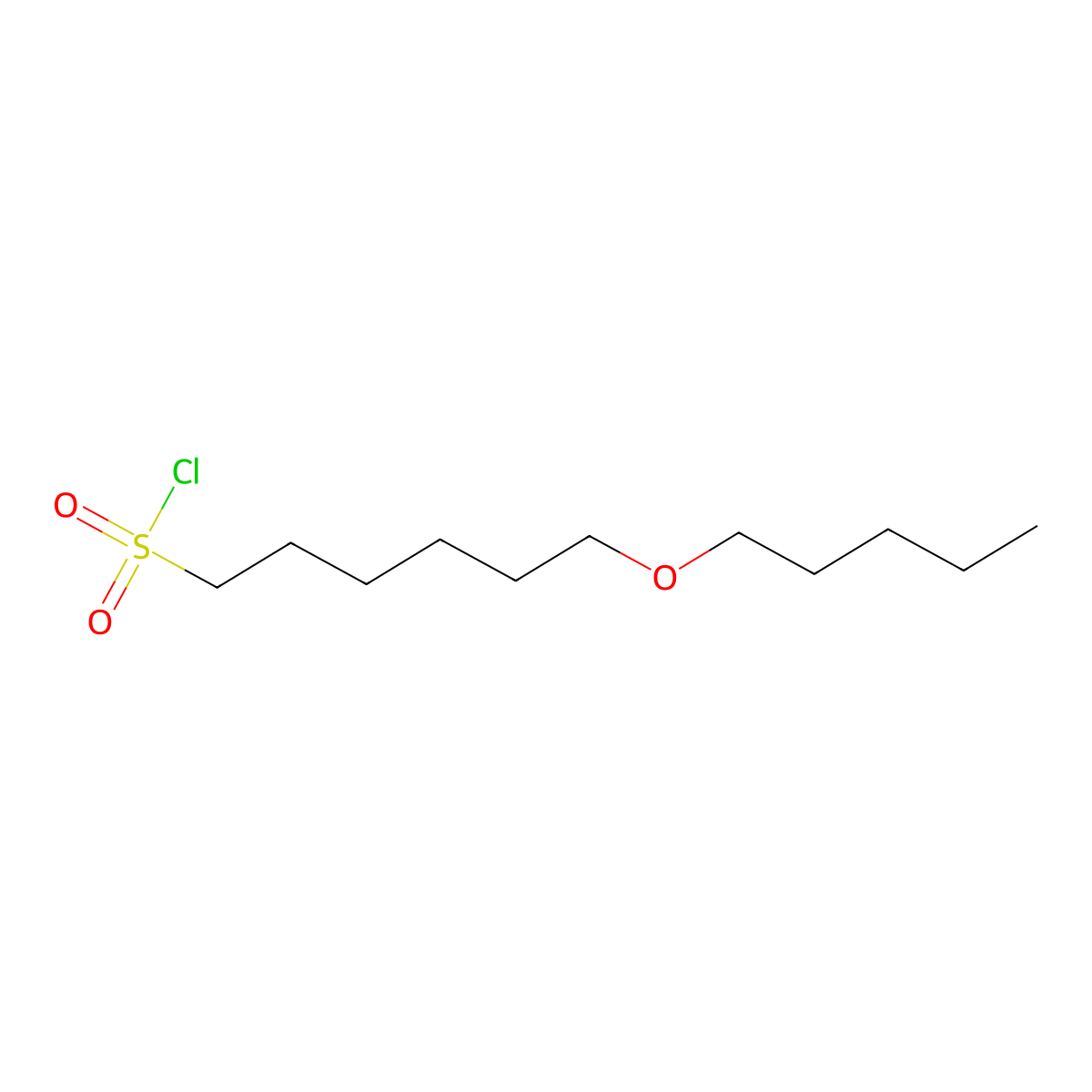 6-(Pentyloxy)hexane-1-sulfonyl chloride molecular structure, CAS 1341089-98-2