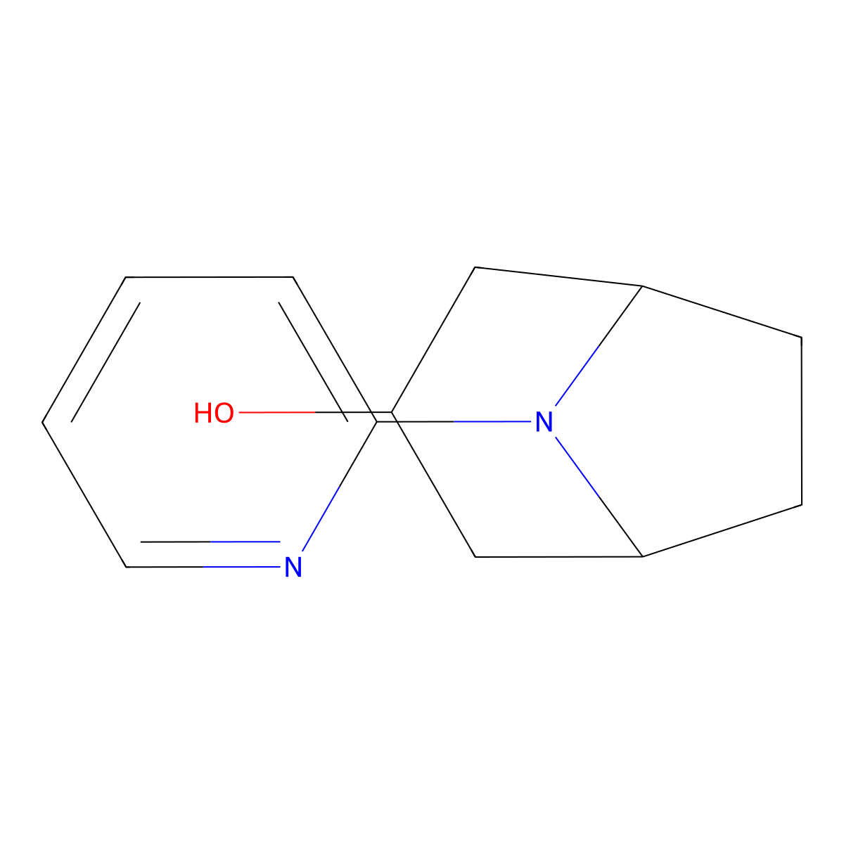 8-(Pyridin-2-yl)-8-azabicyclo[3.2.1]octan-3-ol molecular structure, CAS 1341093-99-9