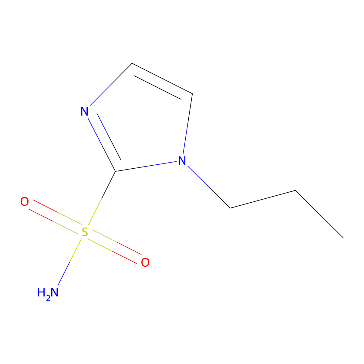 1-Propyl-1h-imidazole-2-sulfonamide molecular structure, CAS 1341141-84-1