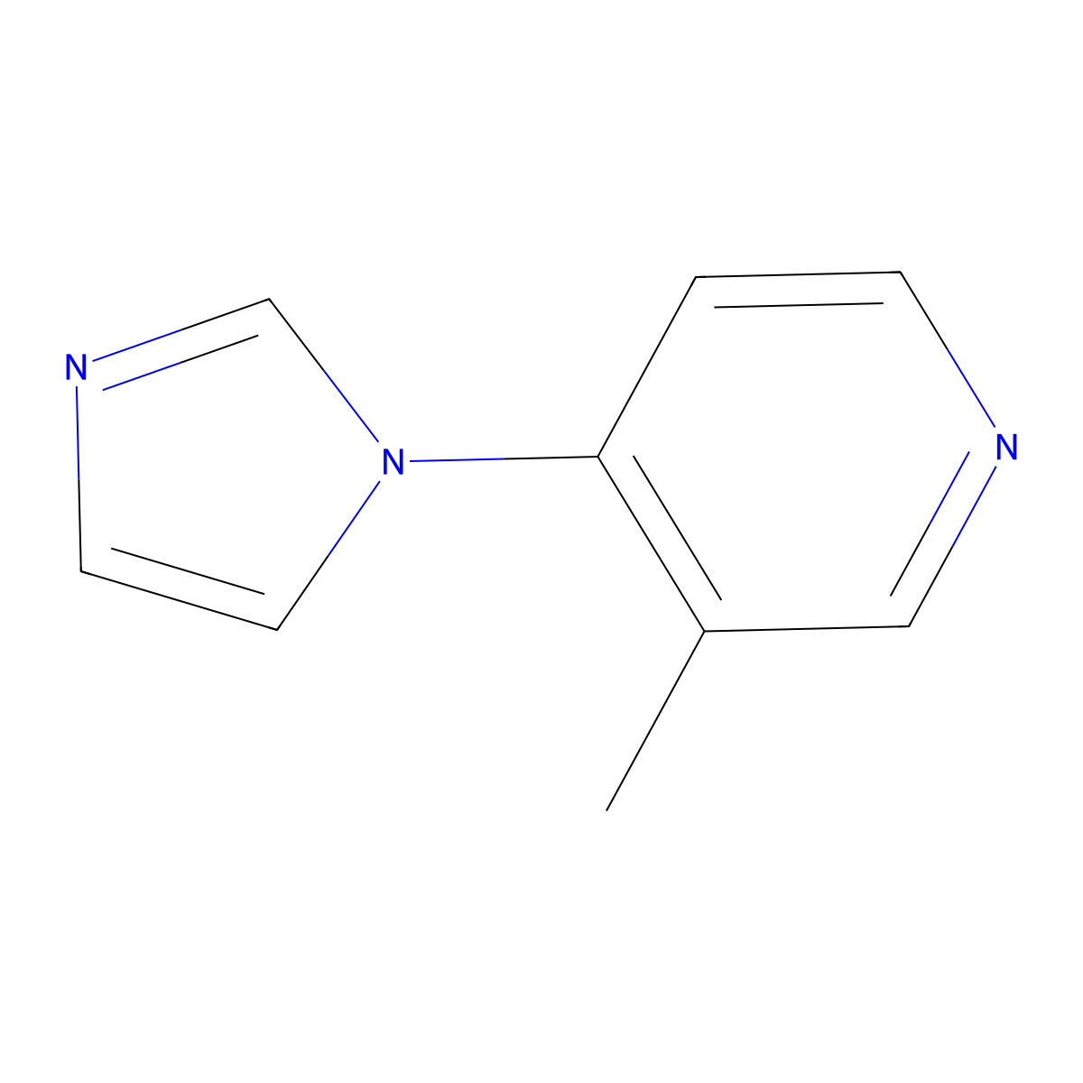 4-(1h-Imidazol-1-yl)-3-methylpyridine molecular structure, CAS 1341144-98-6
