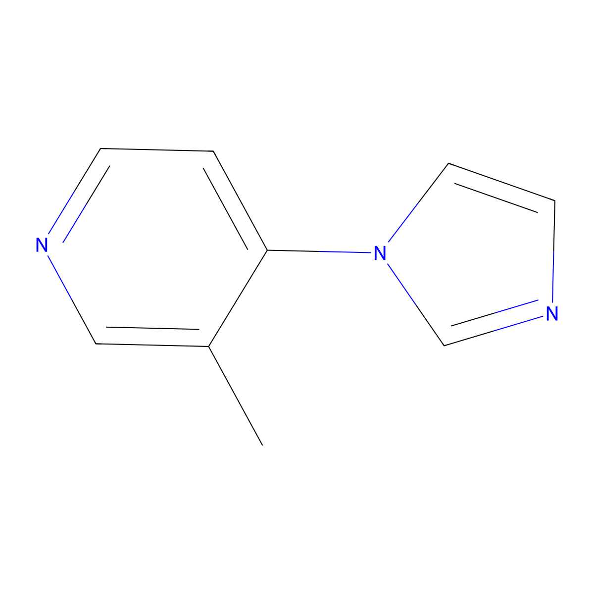 4-(1h-Imidazol-1-yl)-3-methylpyridine molecular structure, CAS 1341144-98-6