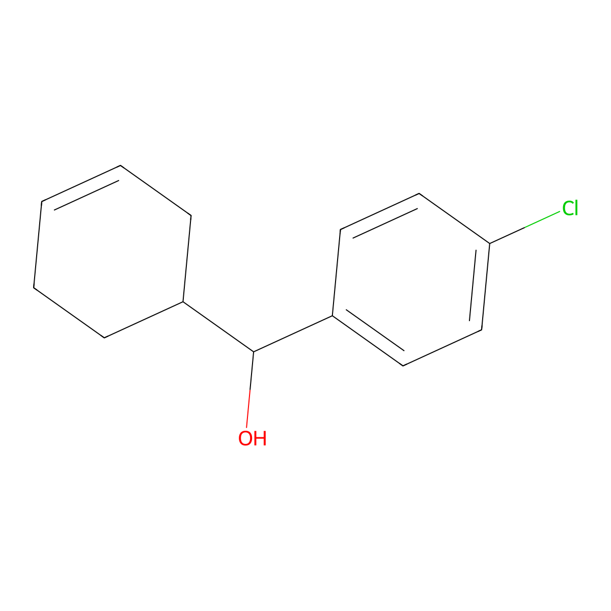 4-Chloro-alpha-3-cyclohexen-1-ylbenZenemethanol molecular structure, CAS 1341188-05-3