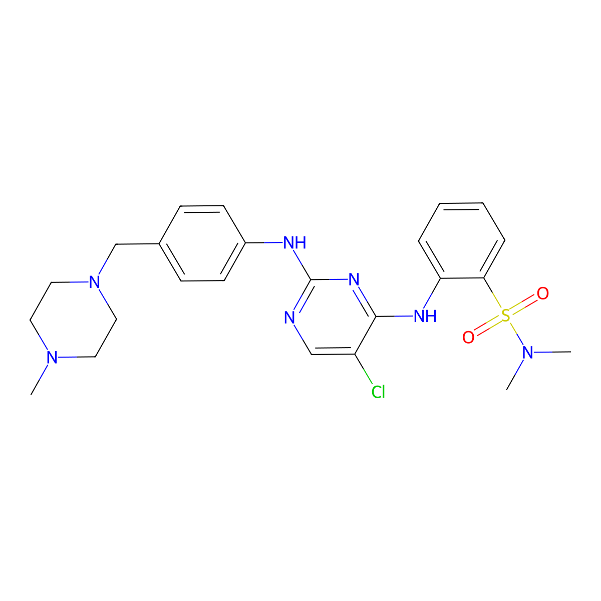 Dubermatinib molecular structure, CAS 1341200-45-0
