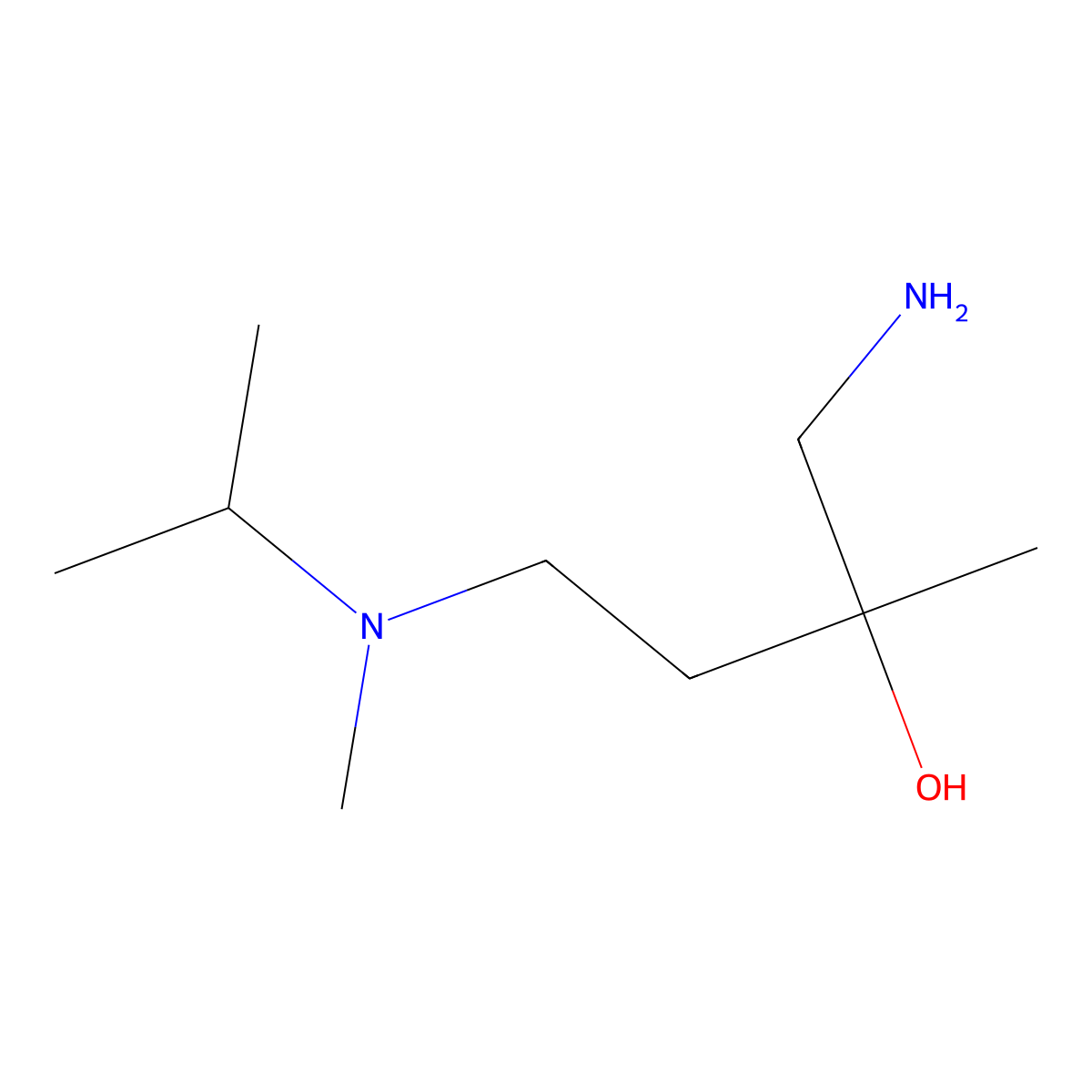 1-Amino-4-(isopropyl(methyl)amino)-2-methylbutan-2-ol molecular structure, CAS 1341283-25-7