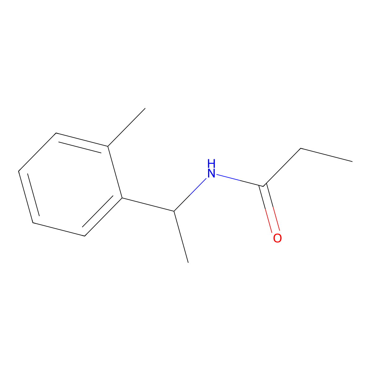 N-(1-(o-Tolyl)ethyl)propionamide molecular structure, CAS 1341300-62-6