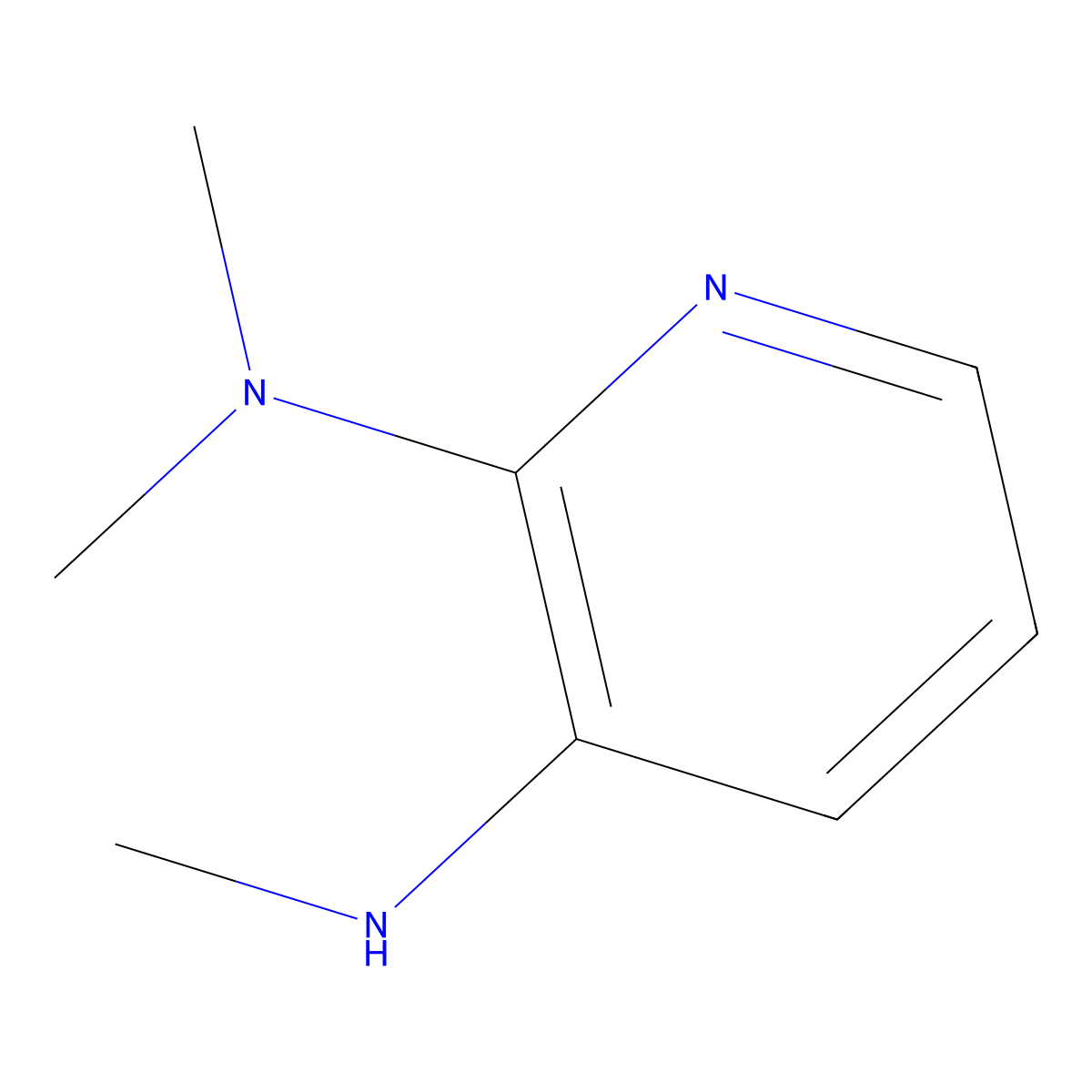 N2,N2,N3-trimethylpyridine-2,3-diamine molecular structure, CAS 1341333-91-2
