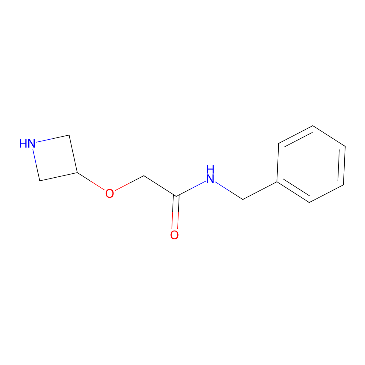 2-(azetidin-3-yloxy)-N-benzylacetamide molecular structure, CAS 1341341-47-6