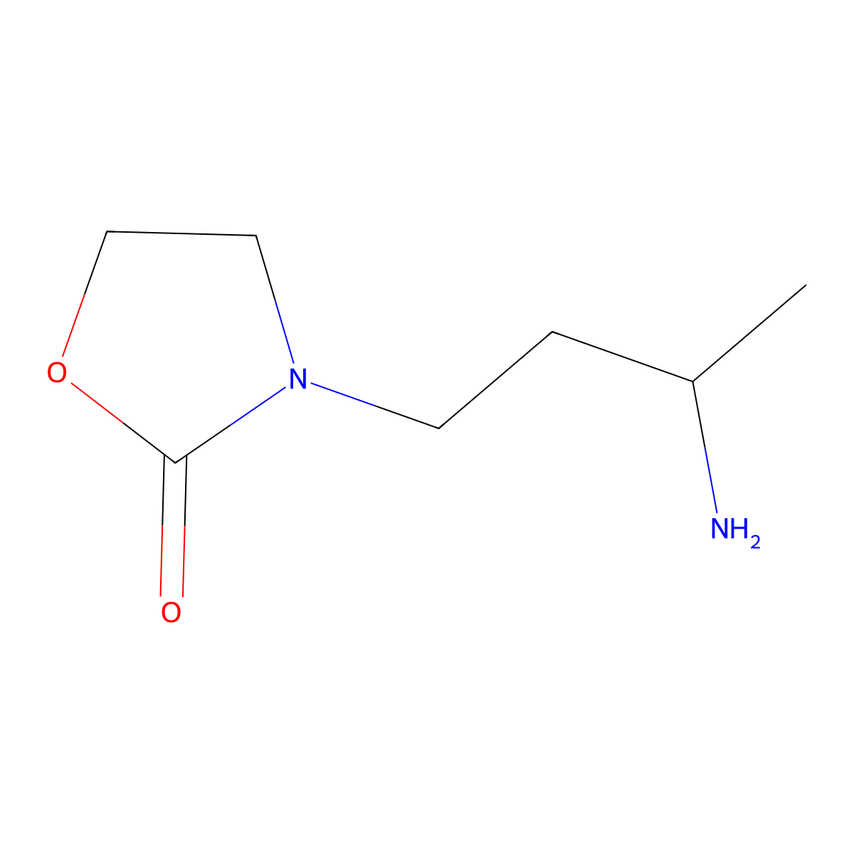 3-(3-Aminobutyl)oxazolidin-2-one molecular structure, CAS 1341389-60-3