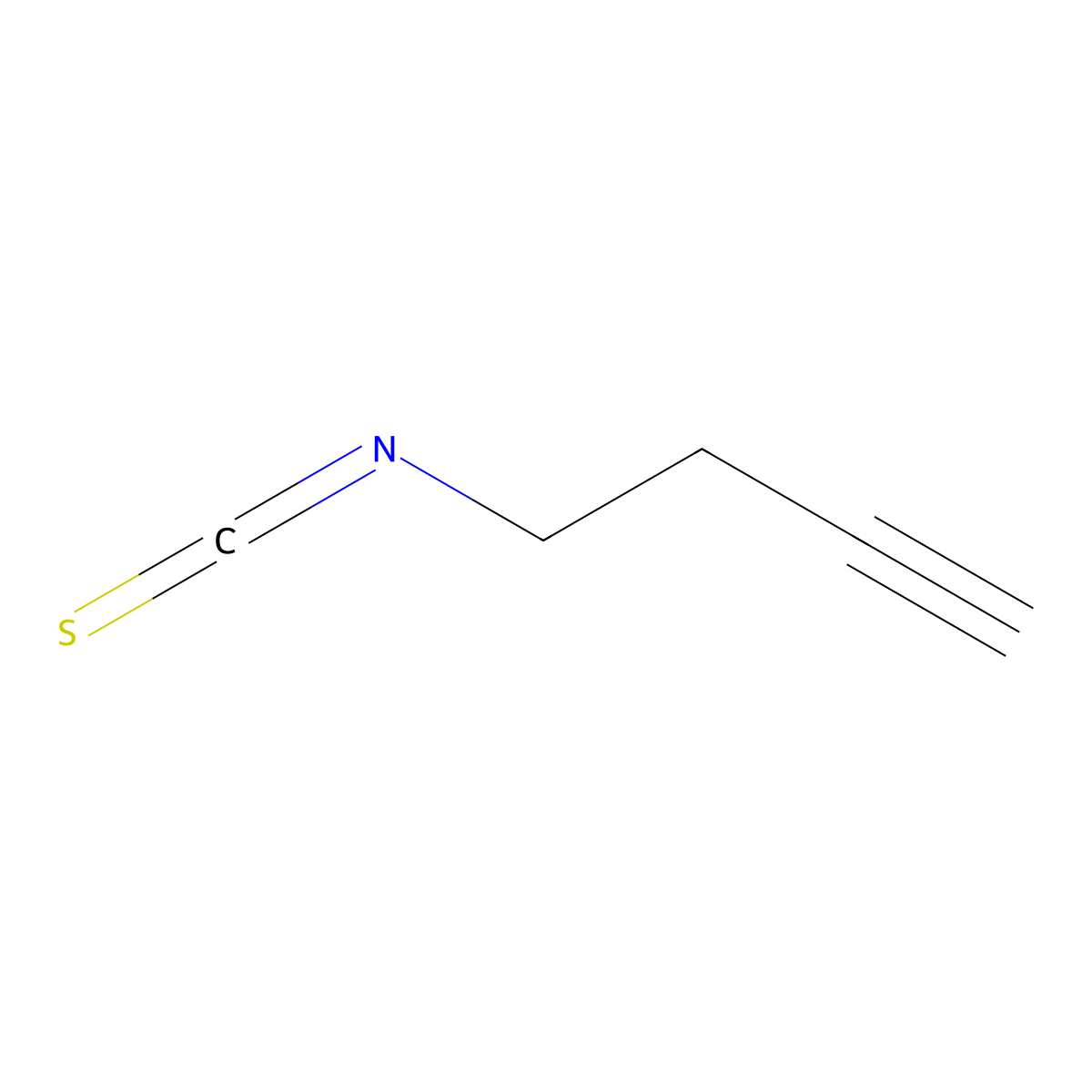 4-Isothiocyanatobut-1-yne molecular structure, CAS 1341389-73-8