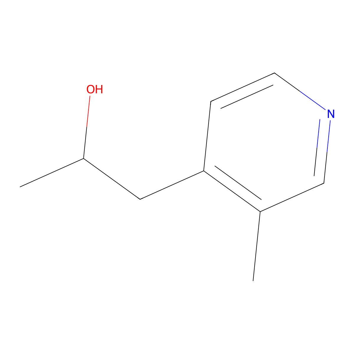 1-(3-Methylpyridin-4-yl)propan-2-ol molecular structure, CAS 1341399-98-1