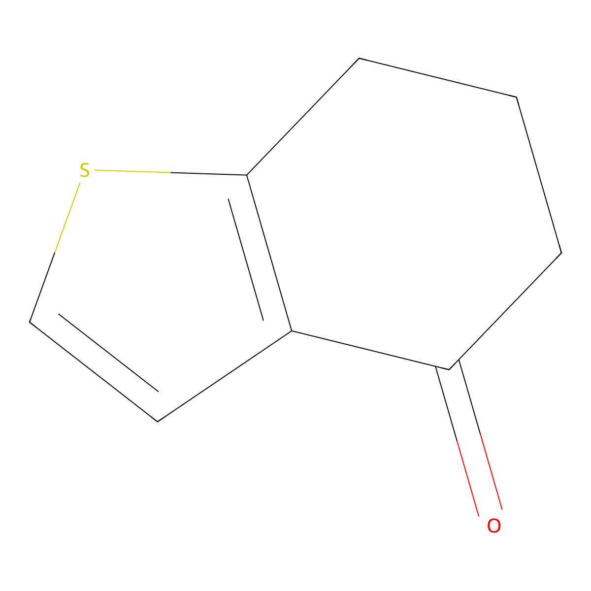 4,5,6,7-Tetrahydro-4-oxothionaphthene molecular structure, CAS 13414-95-4