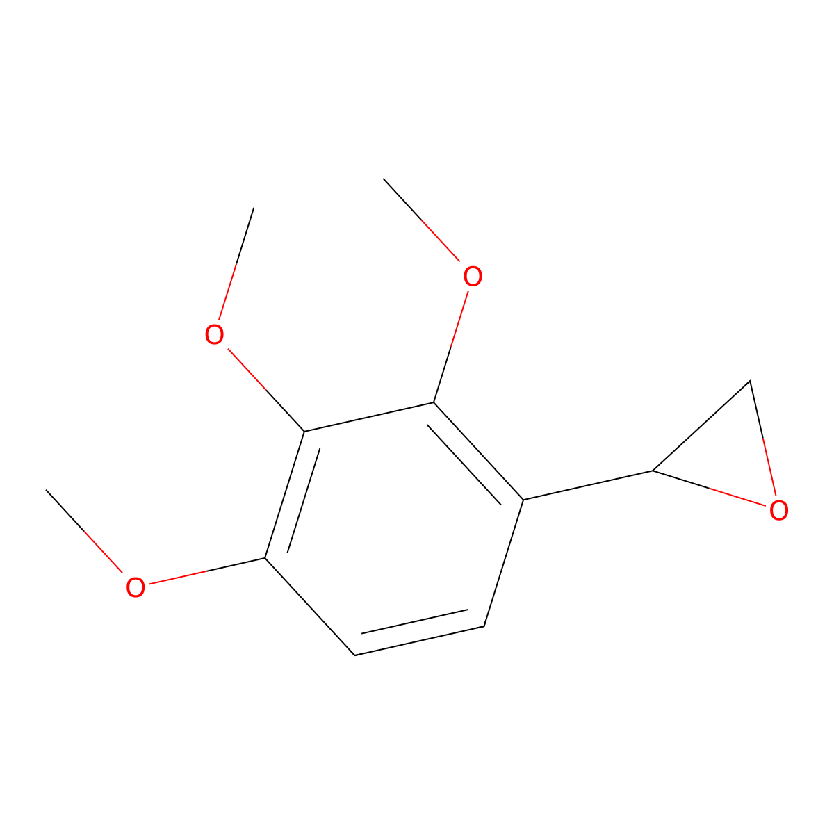 2-(2,3,4-Trimethoxyphenyl)oxirane molecular structure, CAS 1341426-06-9