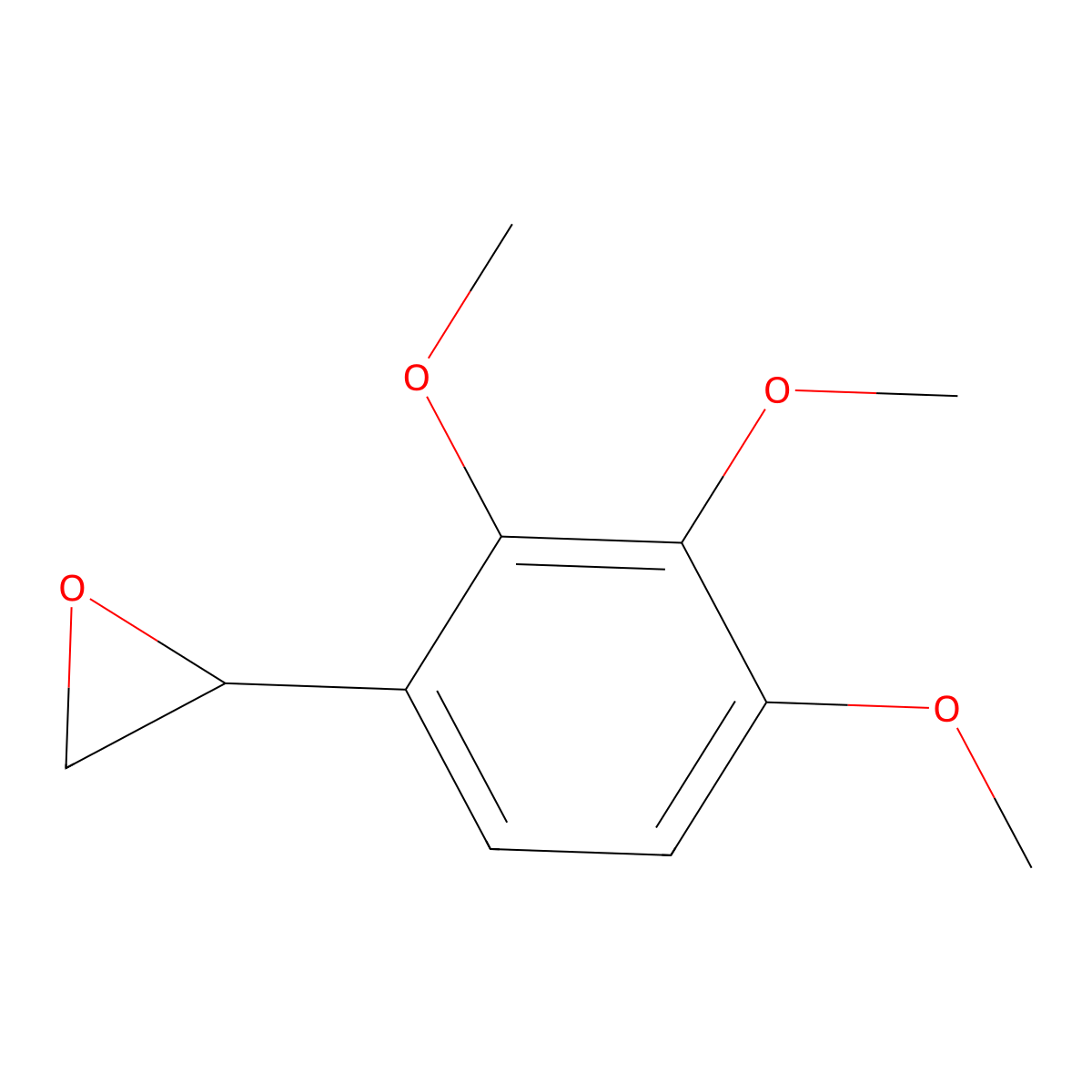 2-(2,3,4-Trimethoxyphenyl)oxirane molecular structure, CAS 1341426-06-9