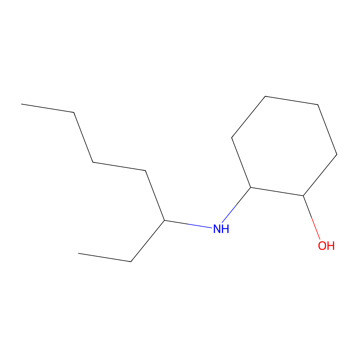 2-[(Heptan-3-yl)amino]cyclohexan-1-ol molecular structure, CAS 1341436-61-0