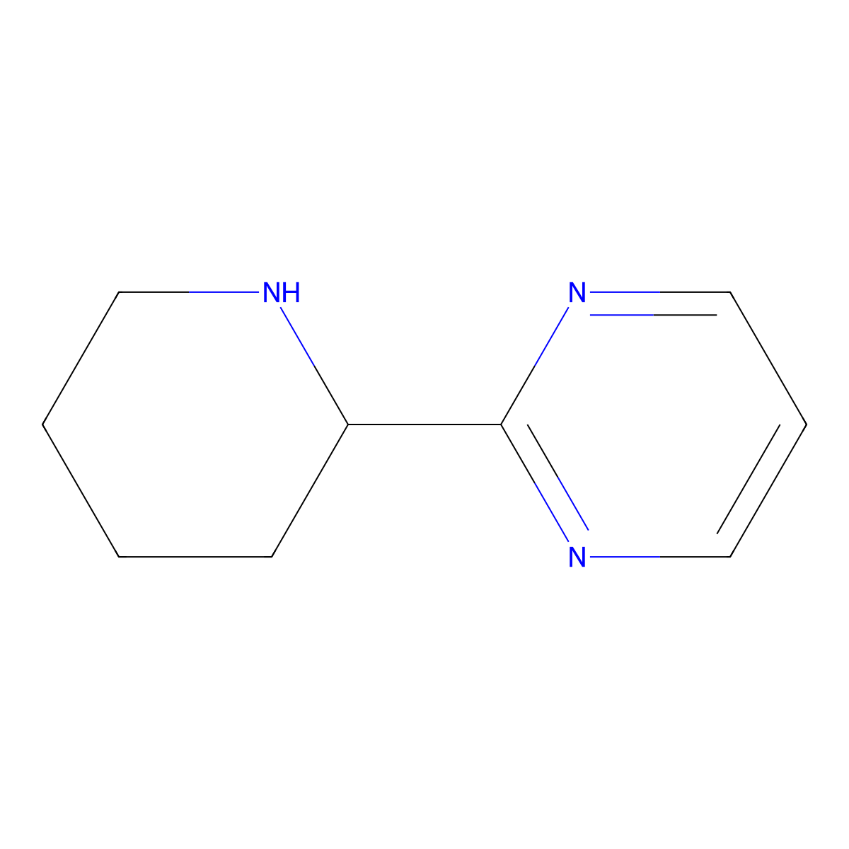 2-(Piperidin-2-yl)pyrimidine molecular structure, CAS 1341439-80-2