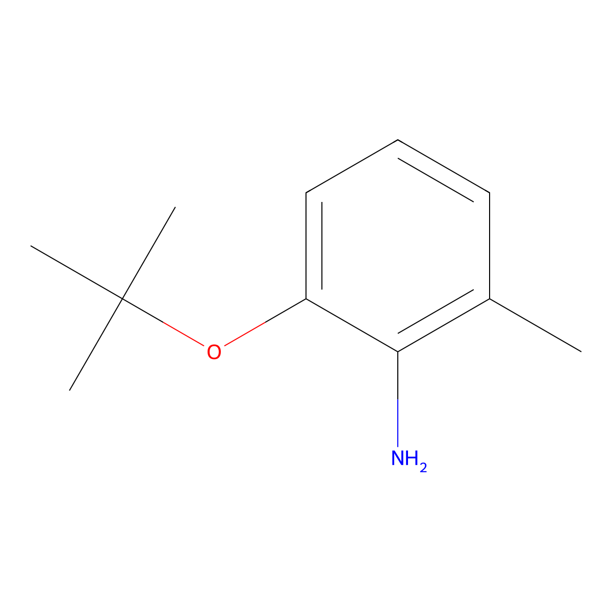 2-(Tert-butoxy)-6-methylaniline molecular structure, CAS 1341474-55-2