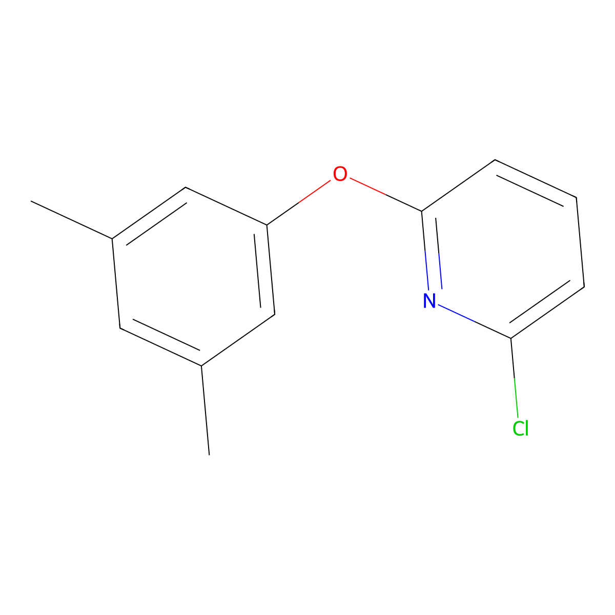 2-Chloro-6-(3,5-dimethylphenoxy)pyridine molecular structure, CAS 1341488-34-3