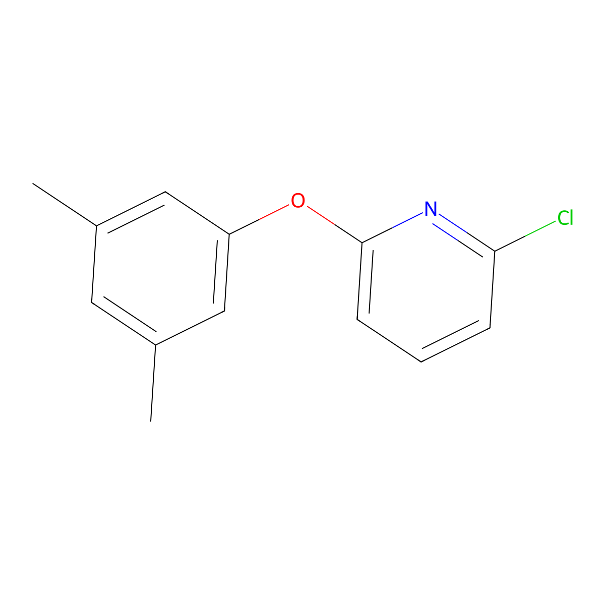 2-Chloro-6-(3,5-dimethylphenoxy)pyridine molecular structure, CAS 1341488-34-3