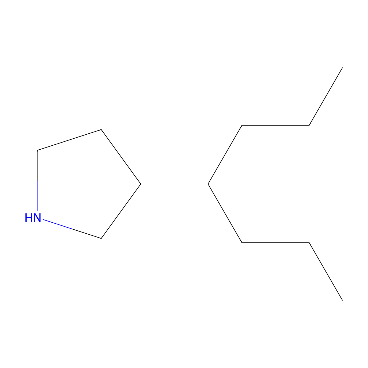3-(Heptan-4-yl)pyrrolidine molecular structure, CAS 1341493-62-6