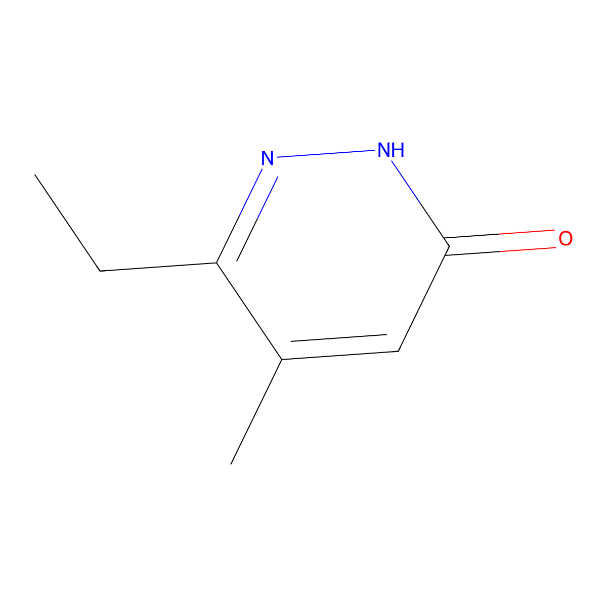 6-Ethyl-5-methyl-2,3-dihydropyridazin-3-one molecular structure, CAS 1341498-76-7