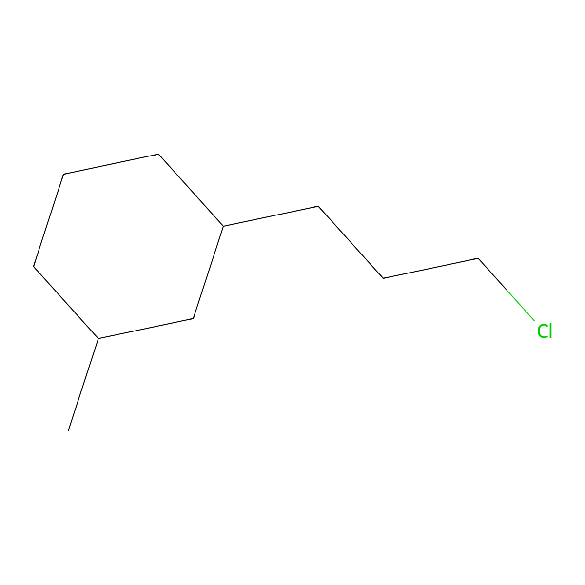 1-(3-Chloropropyl)-3-methylcyclohexane molecular structure, CAS 1341530-25-3