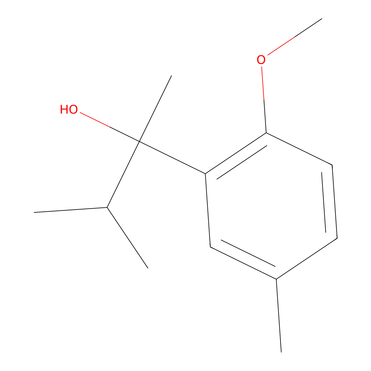 2-(2-Methoxy-5-methylphenyl)-3-methyl-butan-2-ol molecular structure, CAS 1341573-62-3