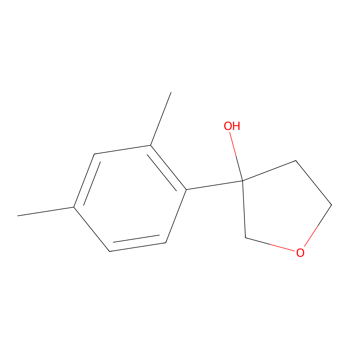 3-(2,4-Dimethylphenyl)oxolan-3-ol molecular structure, CAS 1341583-24-1