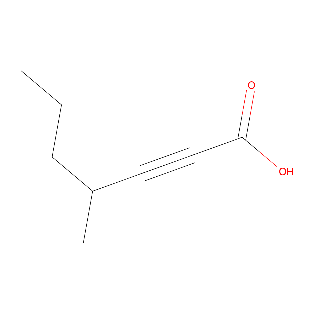 4-Methylhept-2-ynoic acid molecular structure, CAS 1341612-78-9