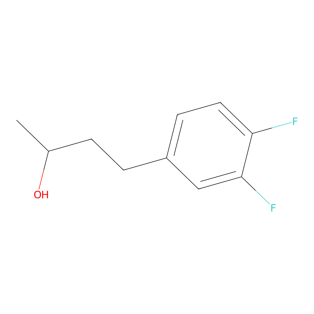 4-(3,4-Difluorophenyl)butan-2-ol molecular structure, CAS 1341653-32-4