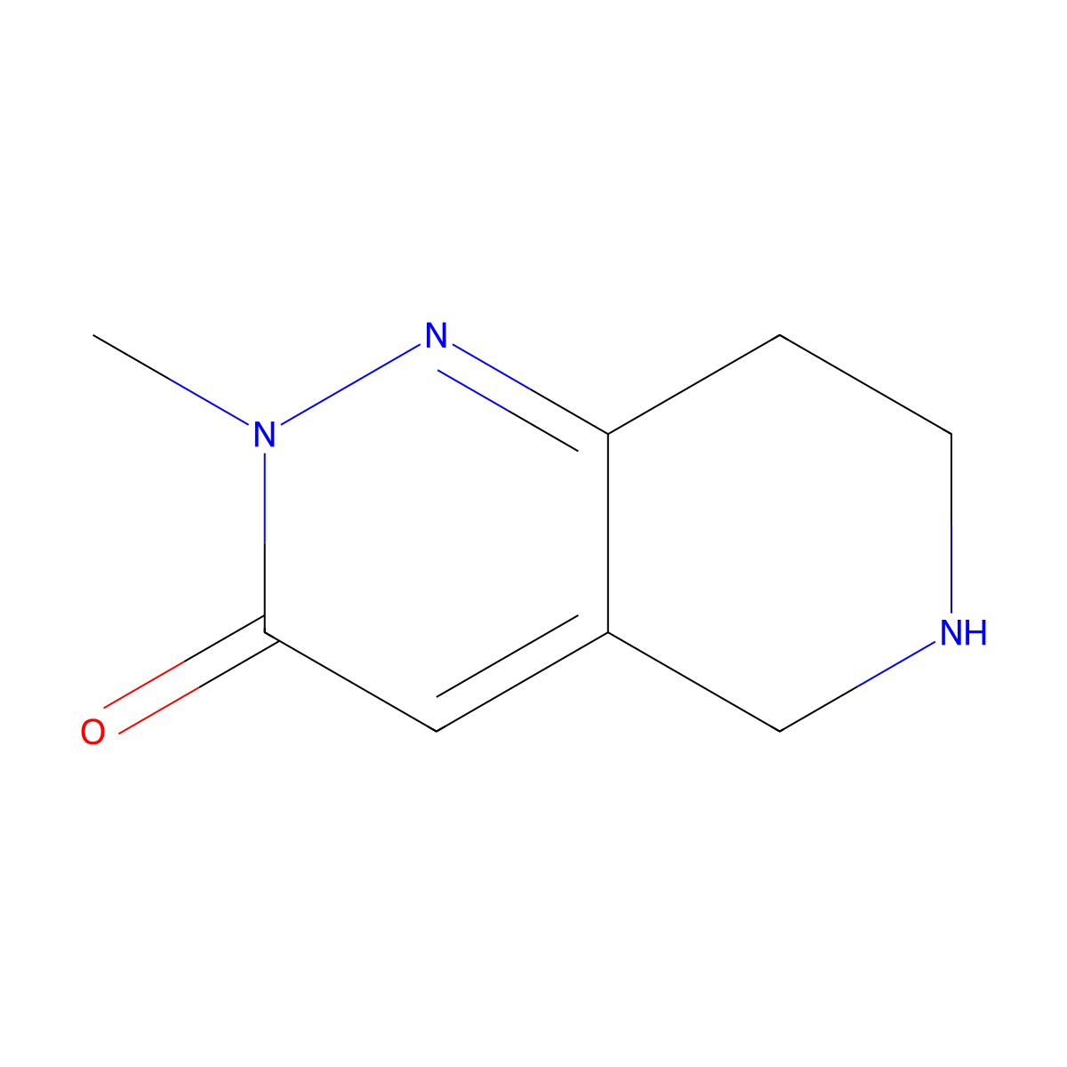 2-methyl-5,6,7,8-tetrahydropyrido[4,3-c]pyridazin-3(2H)-one molecular structure, CAS 1341677-30-2